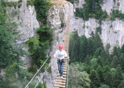 Via ferrata, climbing, canoeing, come and get some fresh air!